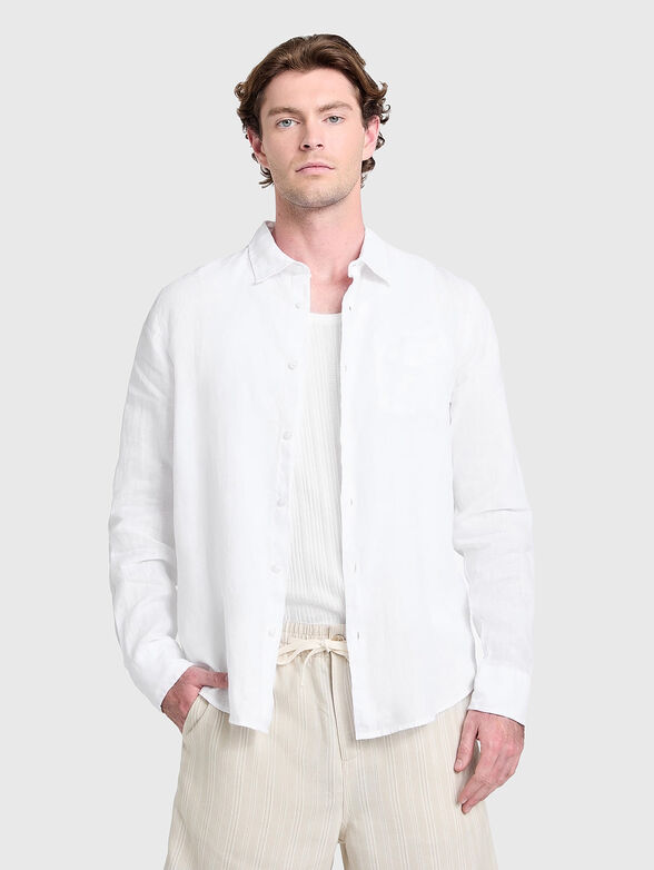 Long sleeved linen shirt - 1