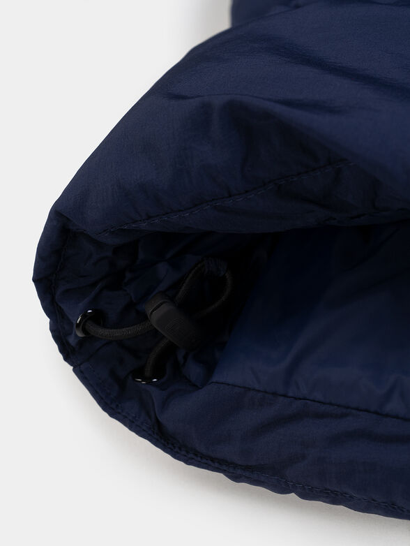GIACCA padded unisex blue jacket - 4