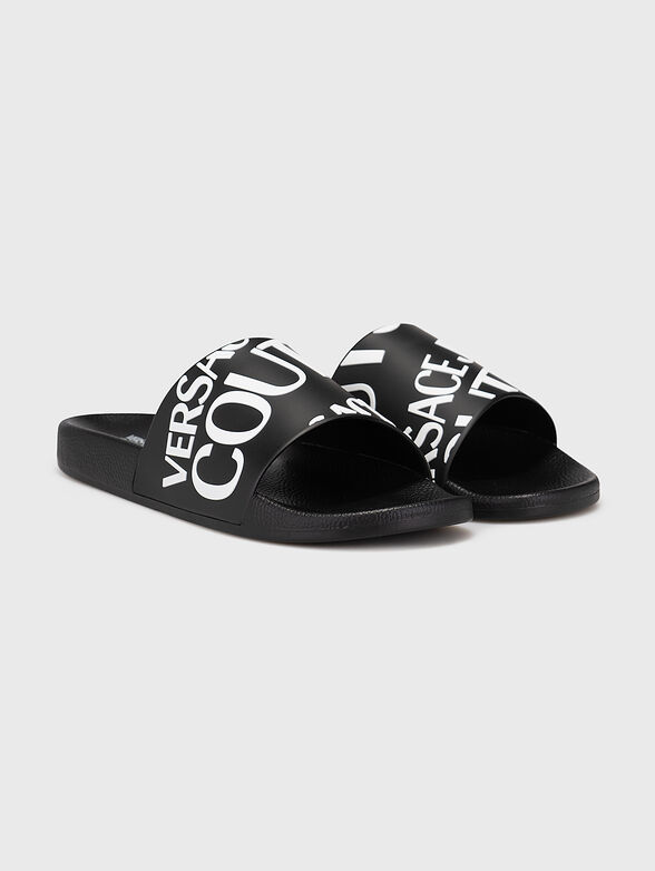 FONDO SLIDE slippers with logo accent - 2