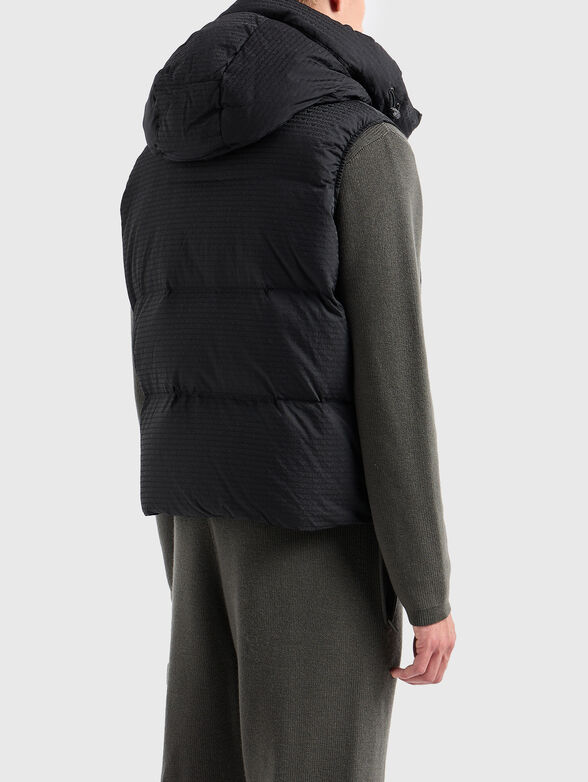 Quilted vest with double zipper  - 3