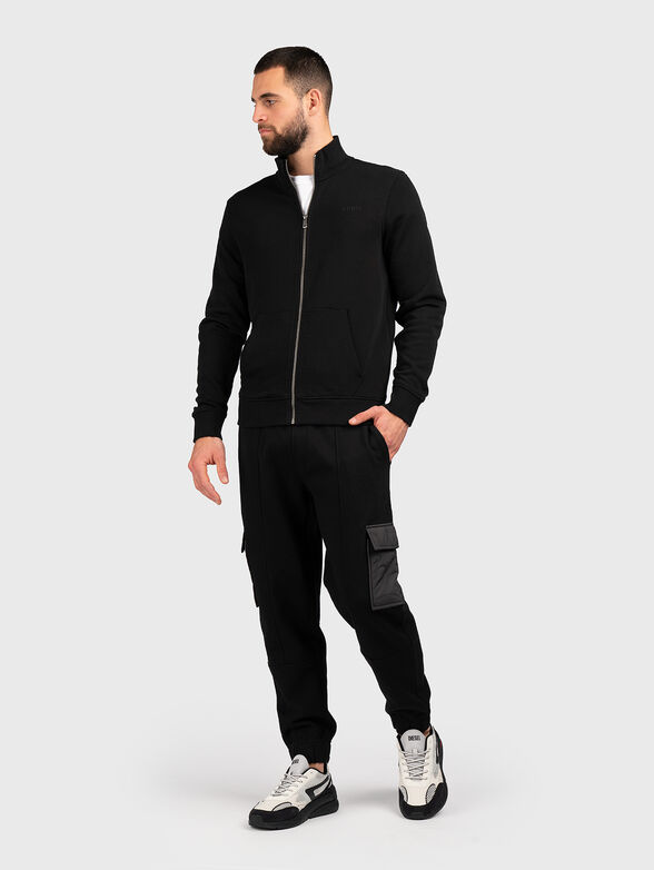 Sports trousers made of cotton blend  - 4