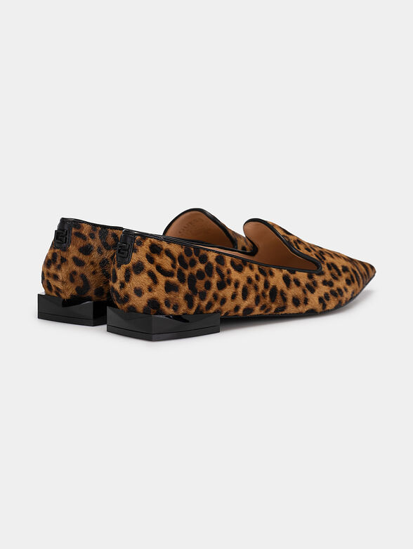 GUSTY5 loafers with animal print - 3