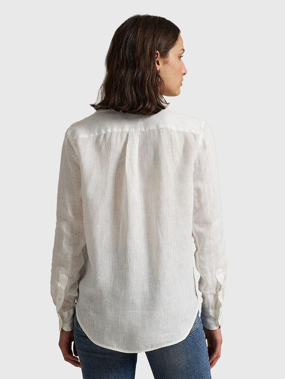 White linen shirt - 3