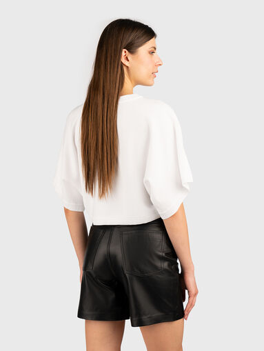Cotton T-shirt with short cut - 2