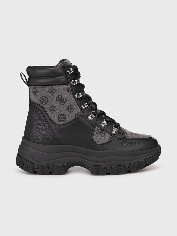 BLIZA boots with monogram print - 1