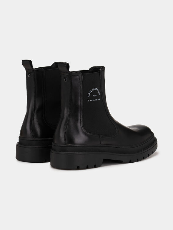OUTLAND ankle boots with logo print - 3