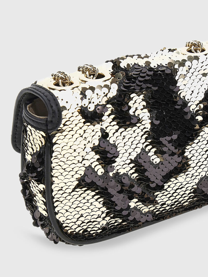 Crossbody with golden sequins - 3