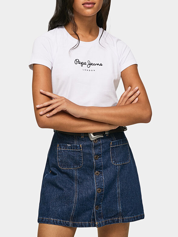 NEW VIRGINIA black T-shirt with logo detail - 1