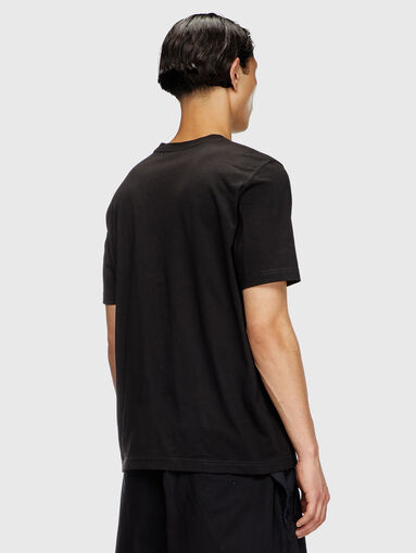T-ADJUST-R4 black T-shirt with logo print - 3