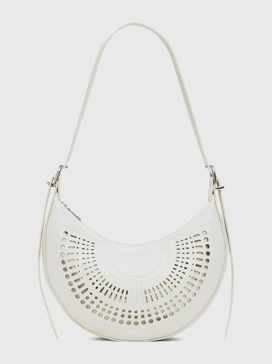 Eco leather hobo bag with perforation - 1
