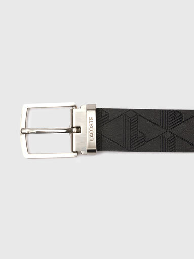 Two buckles leather belt gift set - 2