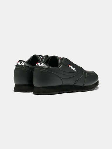 ORBIT JOGGER LOW Black sneakers with logo embroideries - 3