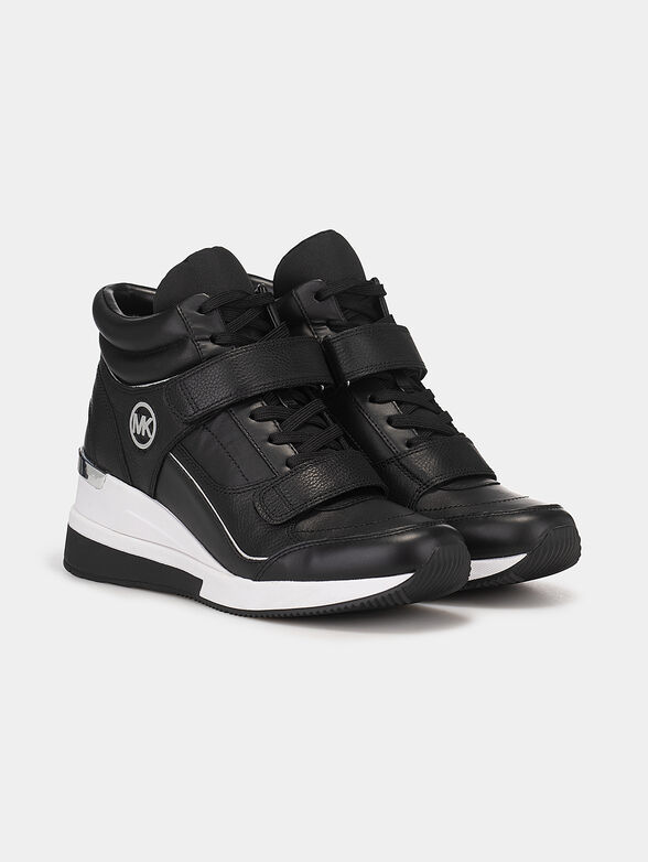 Platform leather shoes - 1