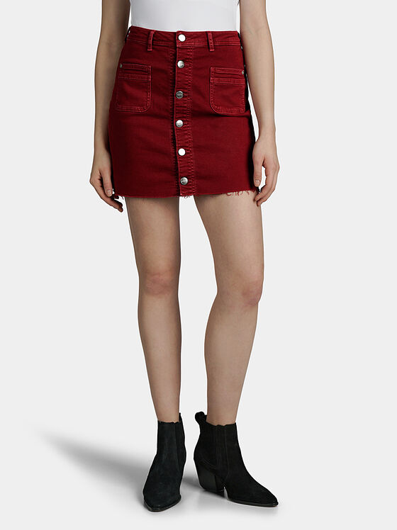 VICKY Denim mini skirt - 1
