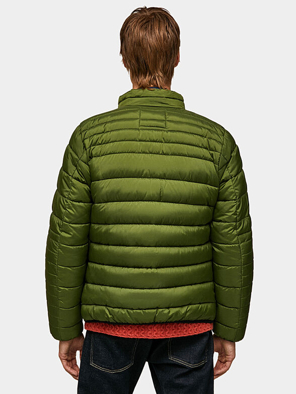 JACK black padded jacket with logo detail - 2
