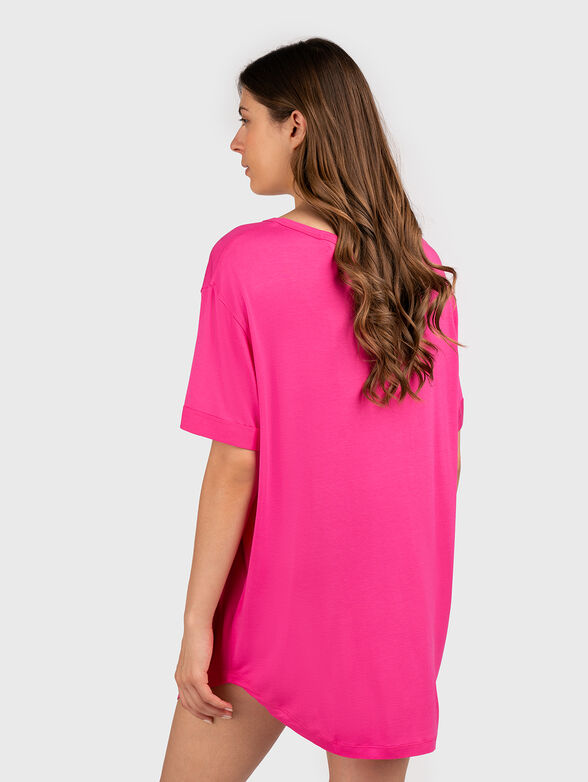 T-shirt dress in black - 2