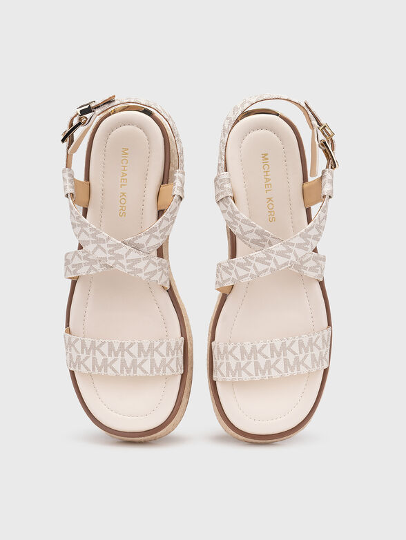 LYNN logo sandals - 6