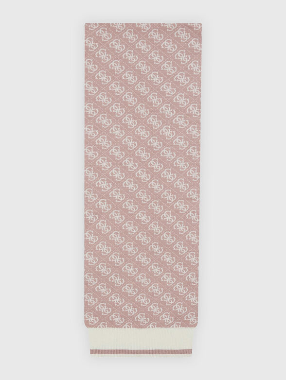 Scarf with 4G monogram print - 1