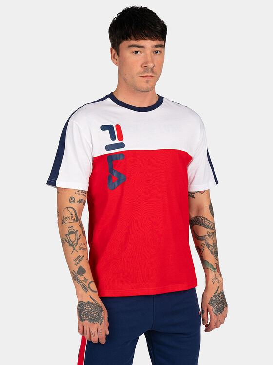 BARTIN T-shirt with contrast detail - 1