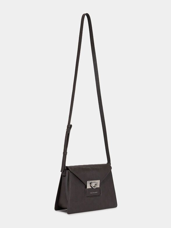 IVY black crossbody bag with metal detail - 2