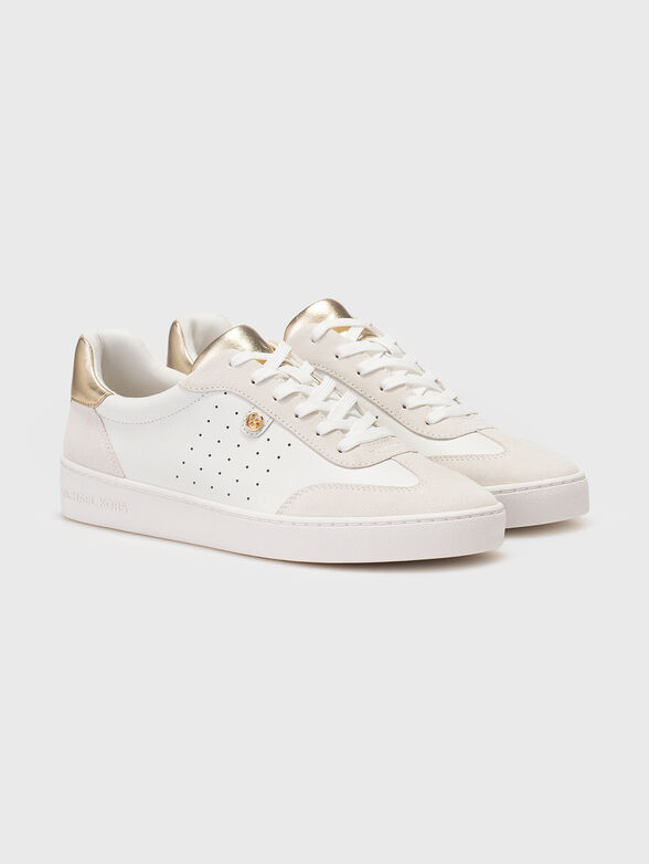SCOTTY leather sports shoes with logo - 1