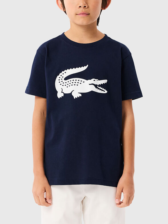 White t-shirt with contrast print - 1