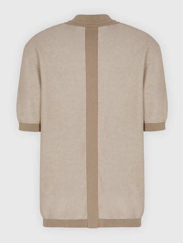 Wool and silk blend polo shirt - 2