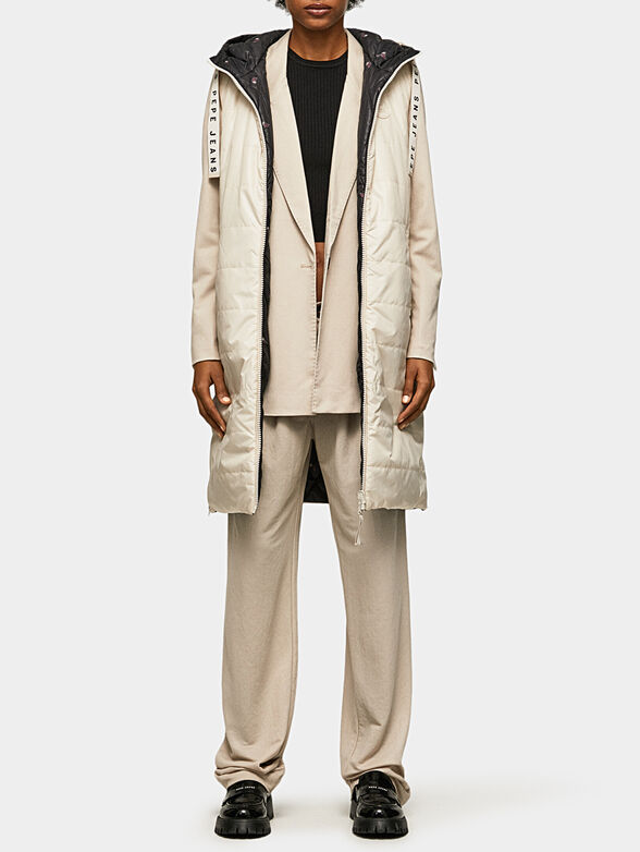 ROSEN vest in ecru color - 4