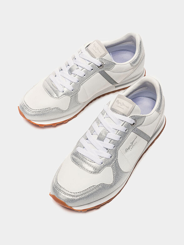 VERONA W MIX Silver sneakers - 2