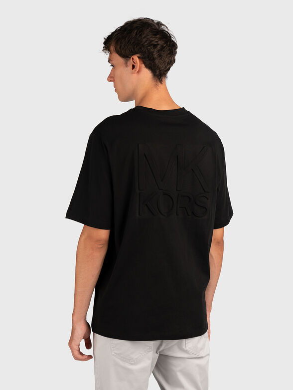 T-shirt with embossed logo on the back - 2