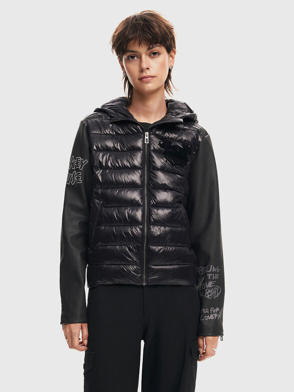 MICKEY MOUSE jacket with different textures - 0