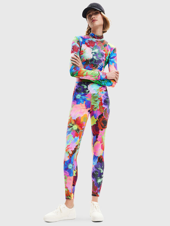 TULIPA sports leggings with colorful print - 3
