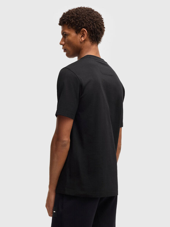 Cotton T-shirt with oval neckline - 3