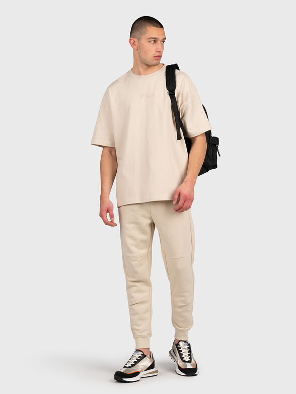JADEN beige oversized T-shirt - 2