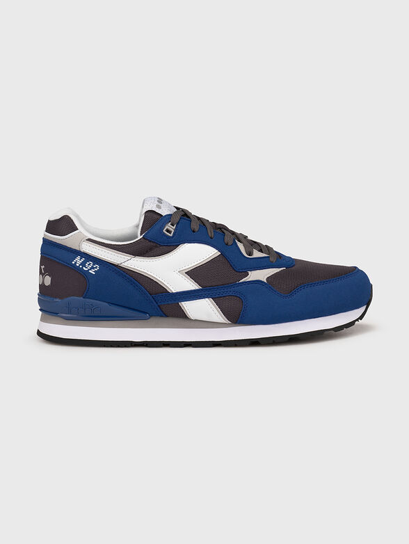 N.92 black sports shoes - 1