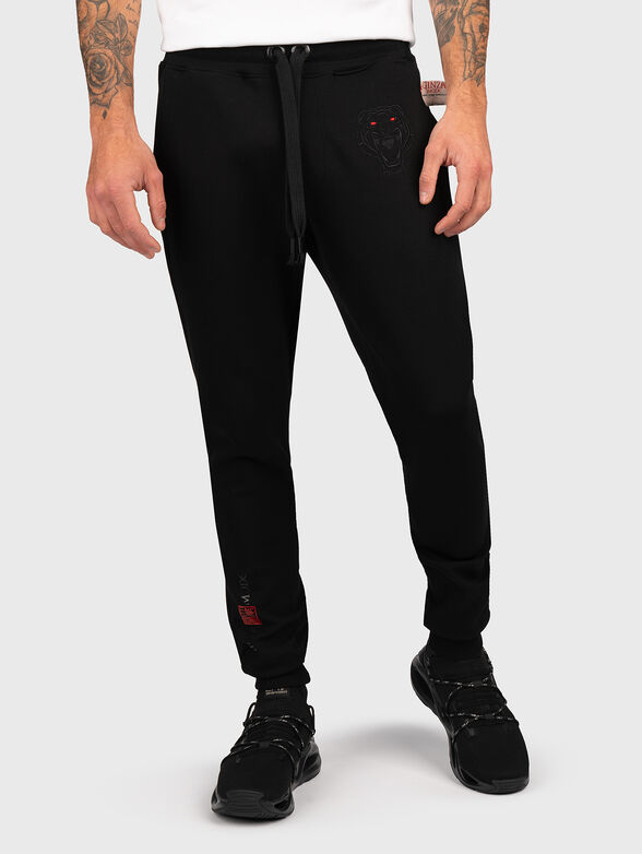 JS010 sports pants with embroidery - 0