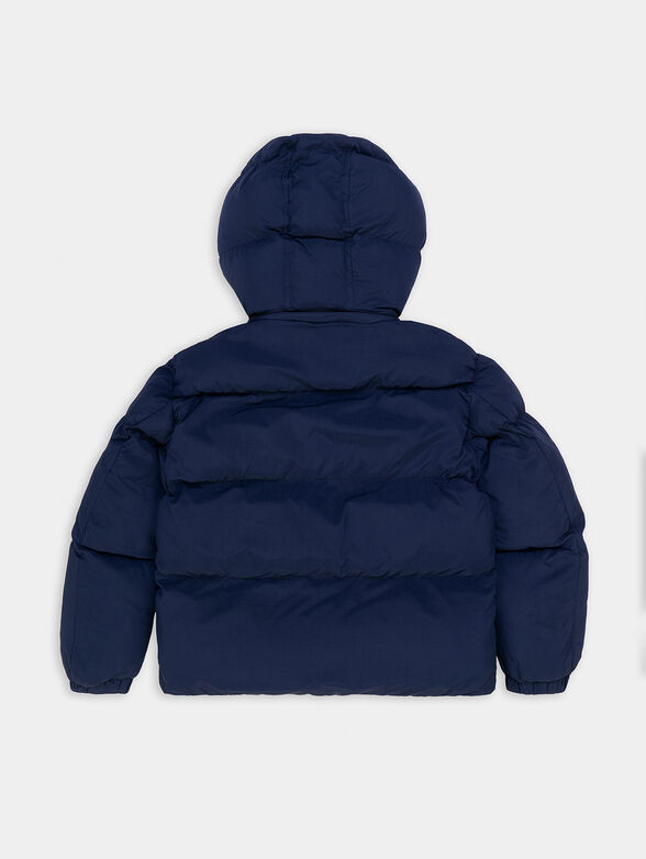 GIACCA padded unisex blue jacket - 2