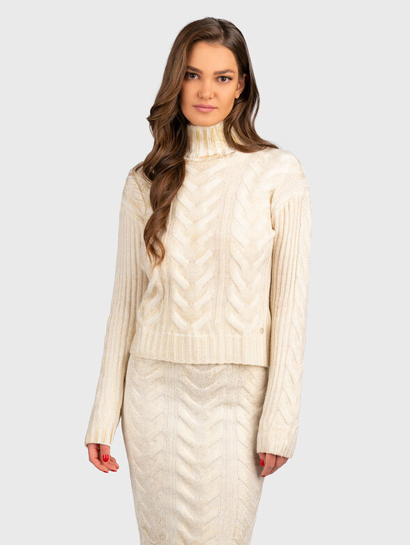 DIANE black knitted sweater - 1
