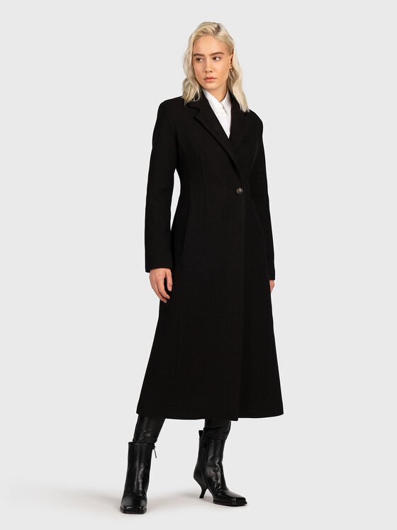 Wool blend long coat  - 1