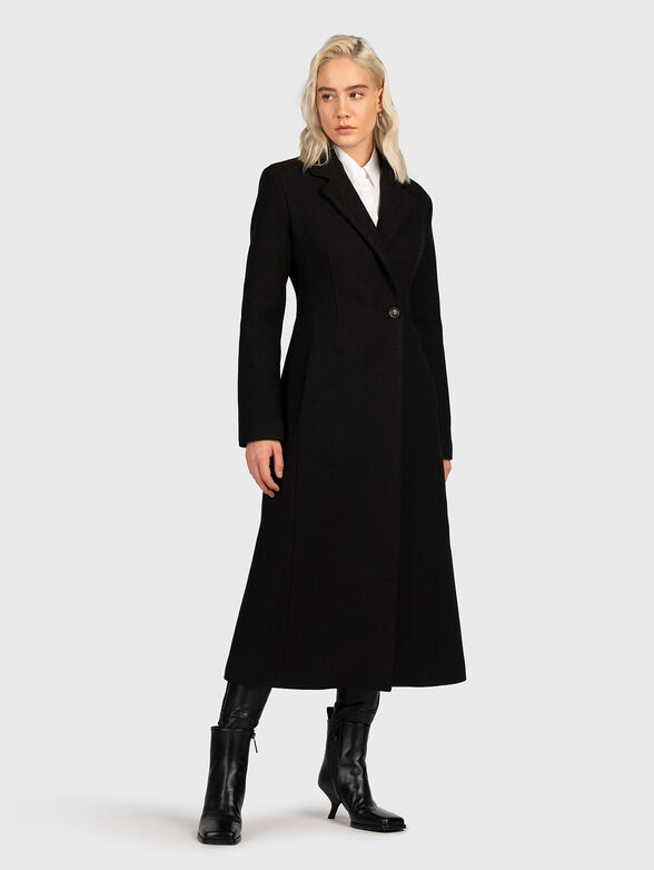 Wool blend long coat  - 1