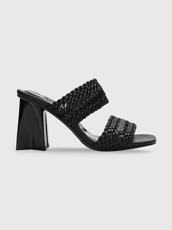 LILAH black heeled sandals - 1