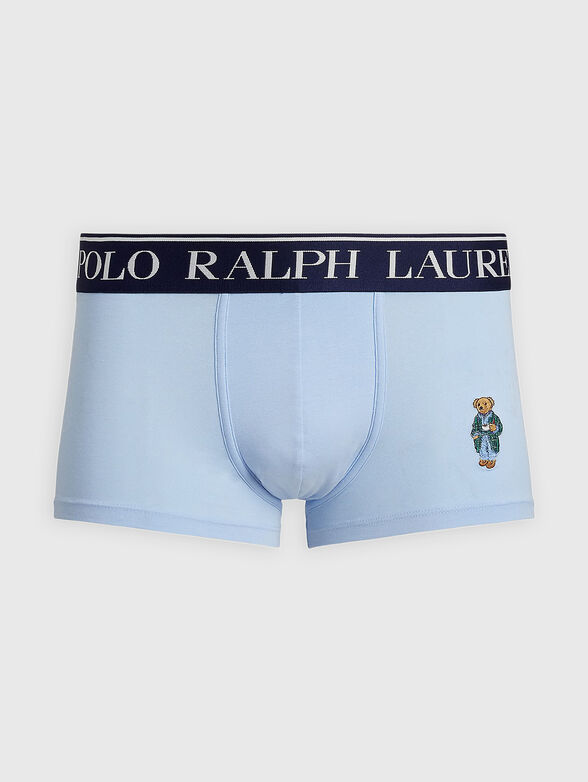 Light blue boxers with Polo Bear print - 3
