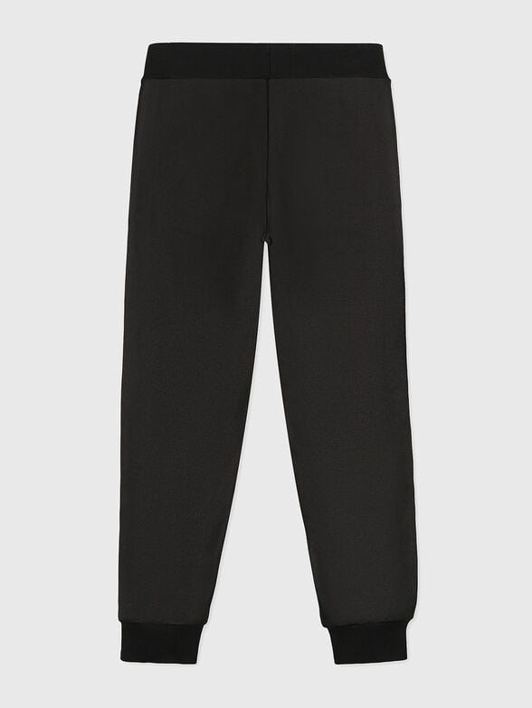Sports trousers with logo accents - 2