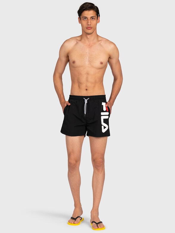 MICHI Beach shorts in black color - 4