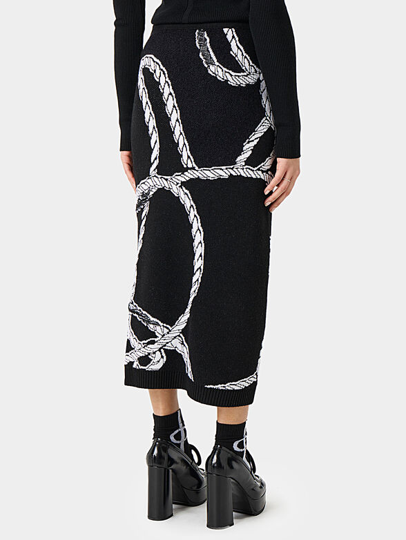 Knitted midi skirt - 1