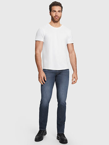 Blue slim jeans - 5