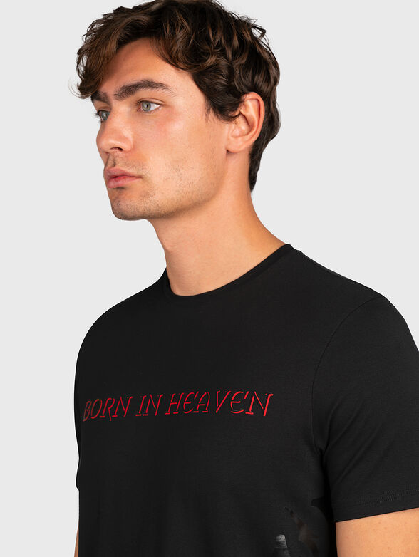 GMTS 100 black T-shirt print - 4