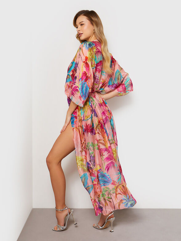 Kimono with floral print  - 2