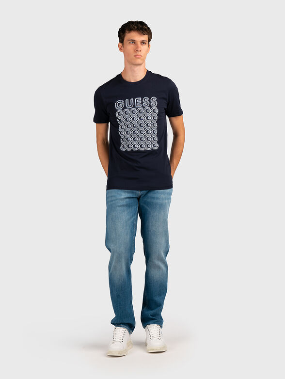Round neck logo print T-shirt  - 2