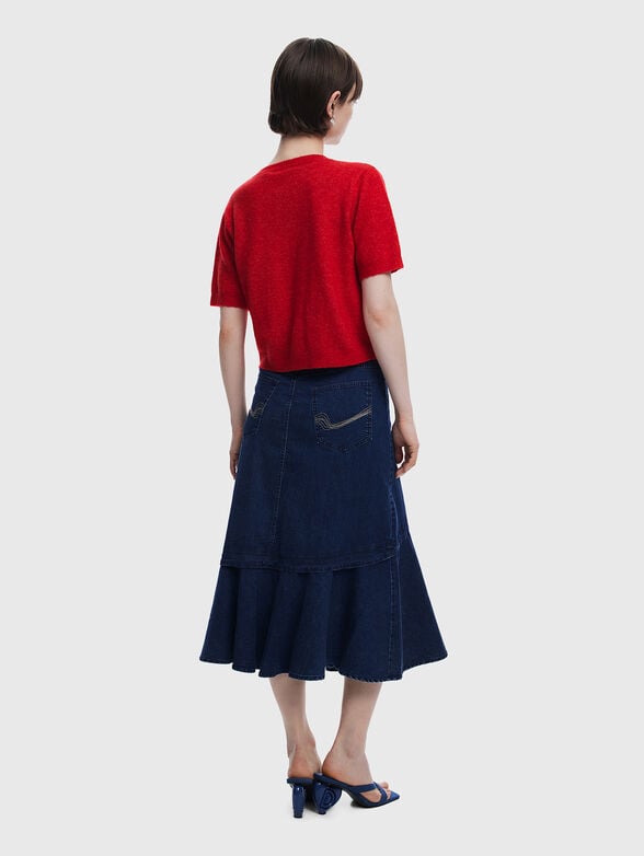 GIORGIA denim midi skirt - 2